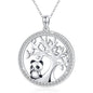 Panda Charm Pendant Necklace