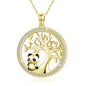 Panda Charm Pendant Necklace