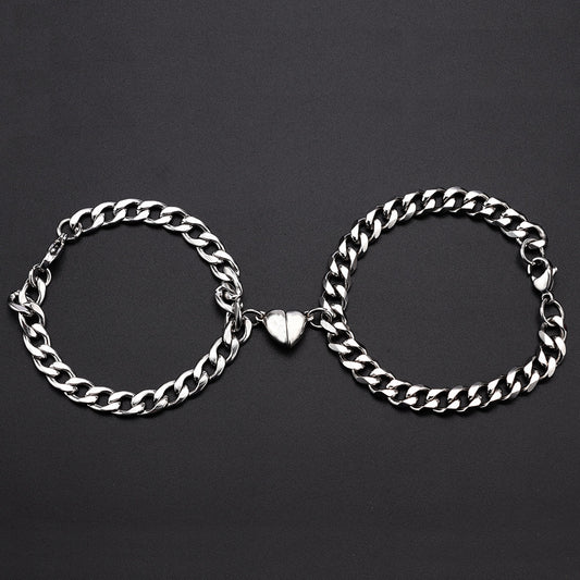 Love Magnet Couple Bracelets - Attracts a Pair Of Male And Female