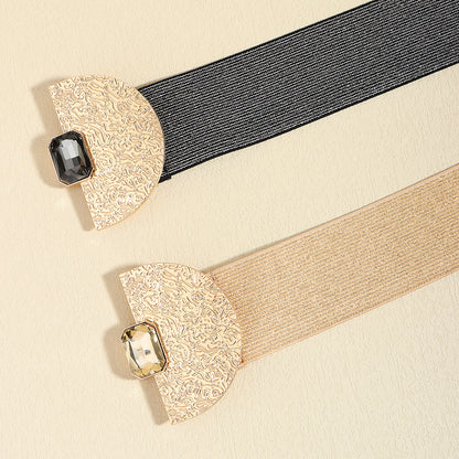 Fashion Women Glittering With Pearls Belt